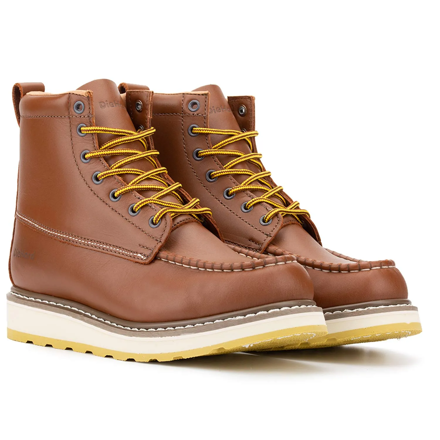 84994 Men's 6" Leather Slip Resistant Durability Breathable Soft Toe Work Boots
