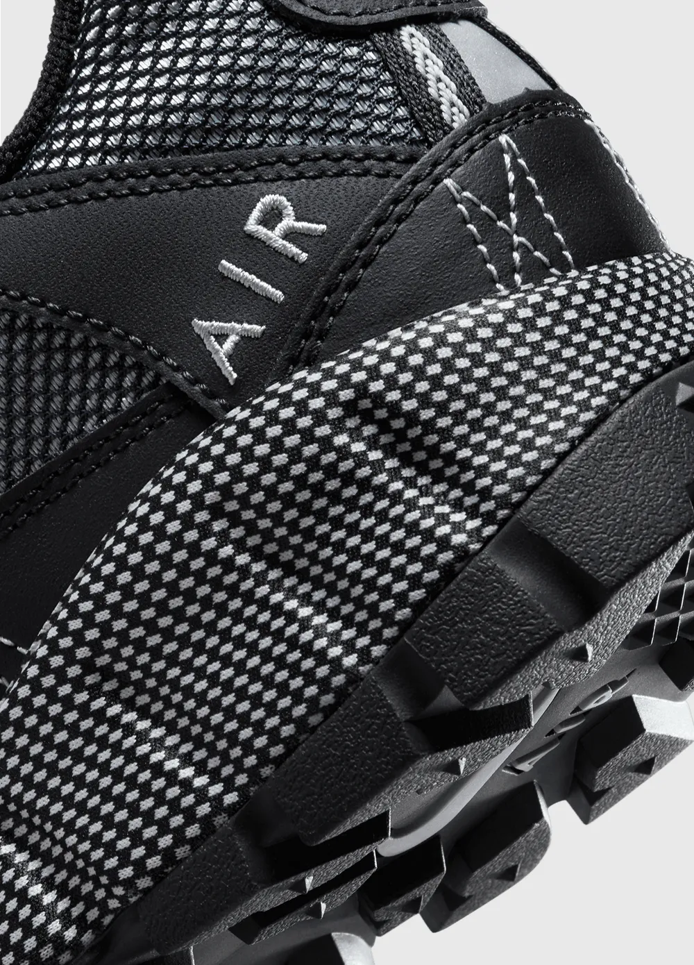 Air Humara 'Black and Metallic Silver' Sneakers