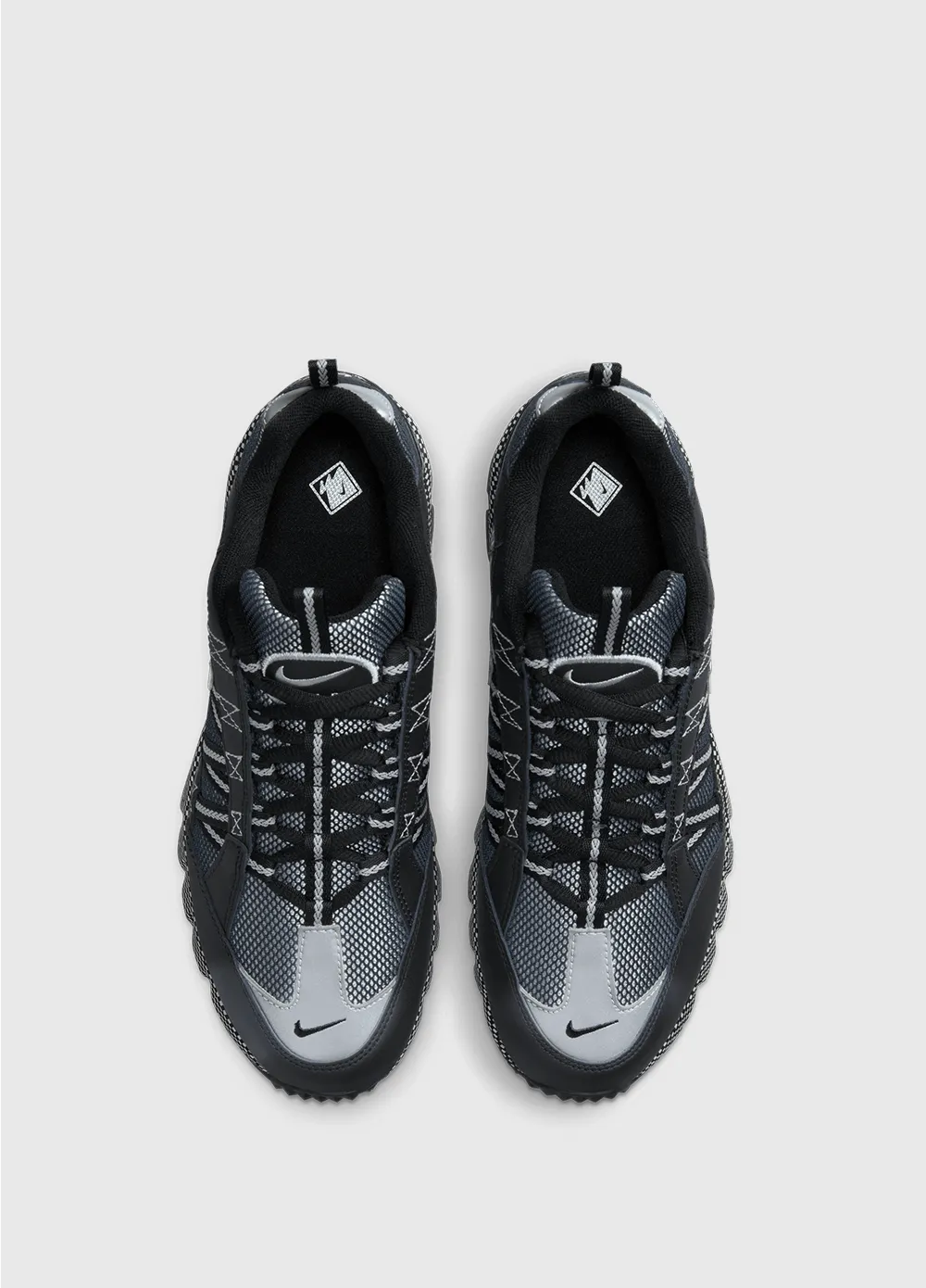 Air Humara 'Black and Metallic Silver' Sneakers