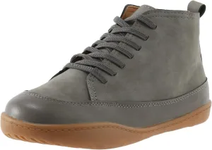 AMDBEL Ankle Boots for Women Arch Support, Womens Low Heel Fashion Lace Up Zipper Booties Slip On Vintage Leather Ladies Sneaker Casual Walking Short Bootie Winter Flat Roman Shoes