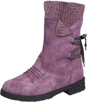 Ankle Winter Boots Wide Wedges for Women Waterproof Snow Snow Boots for Women Waterproof Size 7.5 Knee High Winter Boots for Women Non Slip Women Waterproof Boots Wide Snow Boots Wide Feet