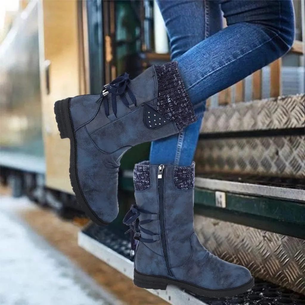 Ankle Winter Boots Wide Wedges for Women Waterproof Snow Snow Boots for Women Waterproof Size 7.5 Knee High Winter Boots for Women Non Slip Women Waterproof Boots Wide Snow Boots Wide Feet
