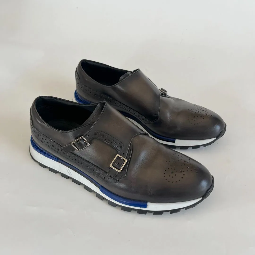 Berluti Leather Fast Track Brogue sneakers, UK7.5