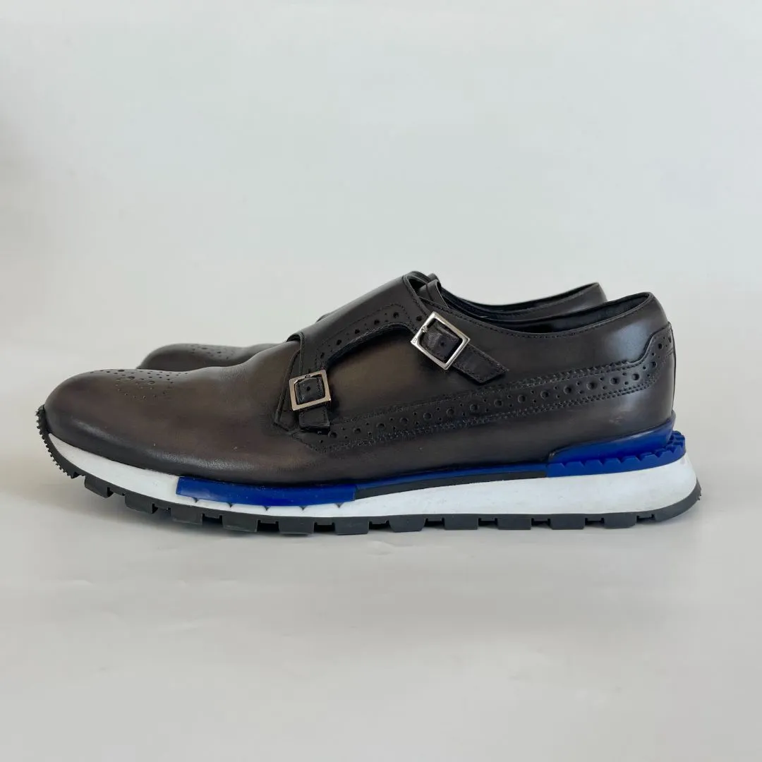 Berluti Leather Fast Track Brogue sneakers, UK7.5