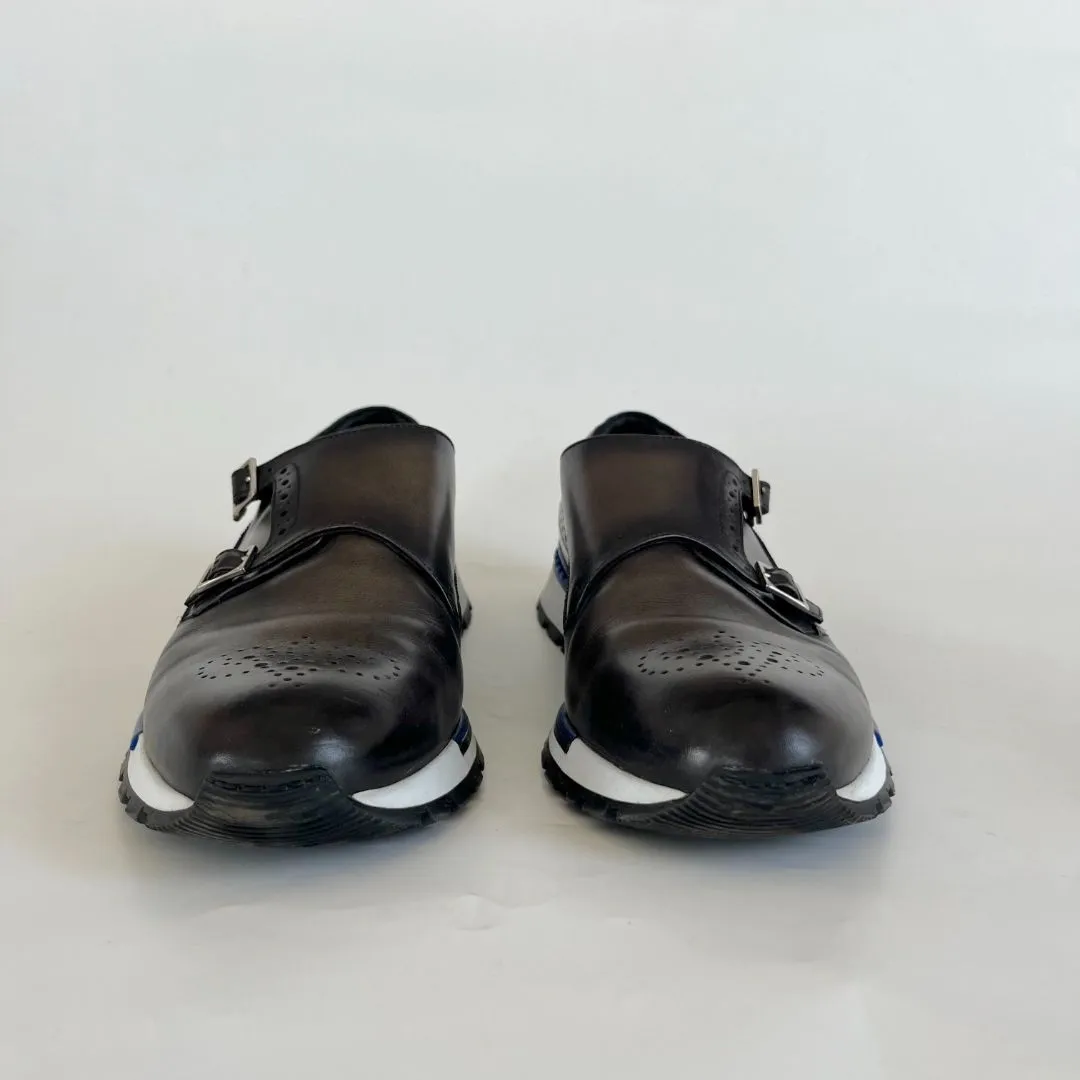 Berluti Leather Fast Track Brogue sneakers, UK7.5