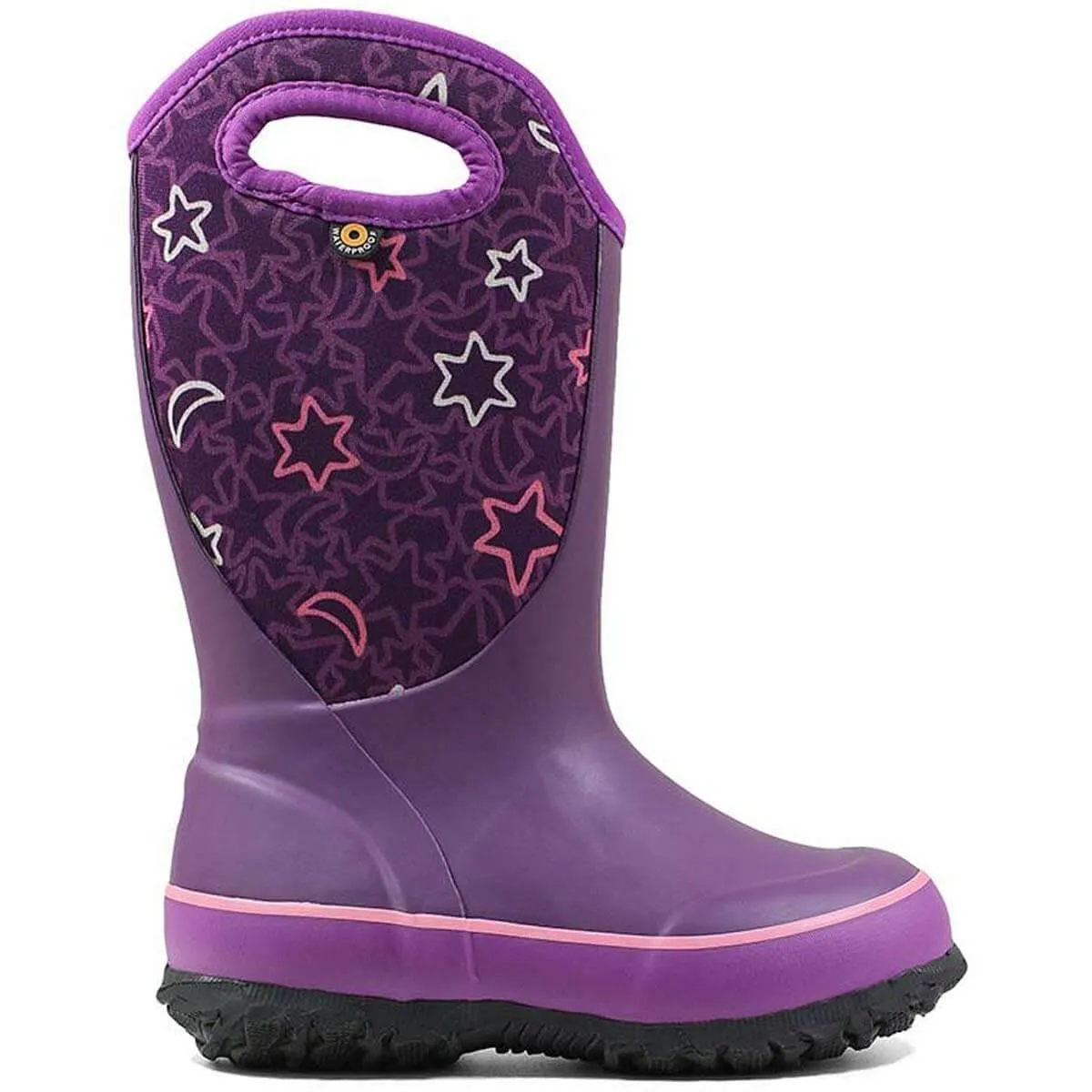 Bogs Kids' Rain Insulated Boots - Slushie Night, Purple Multi | 72482-540