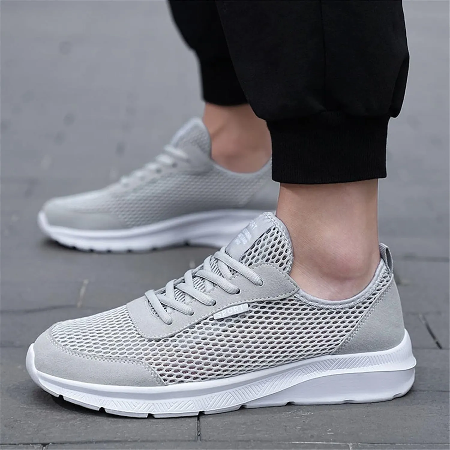 Breathable Dress Sneaker Fashion Summer Men Breathable Mesh Lightweight Comfortable Casual Shoes