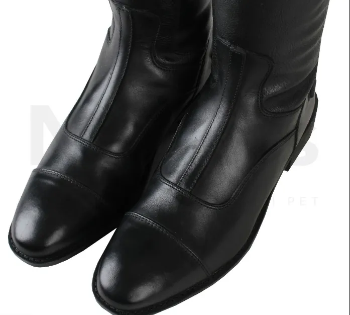 Brogini Casperia Long Leather Riding Boots (Black)