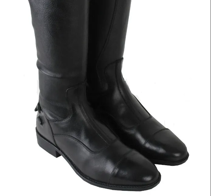 Brogini Casperia Long Leather Riding Boots (Black)