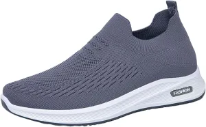 Casual Dress Shoes Men's Mesh Soft Sole Sports Shoes Casual Fitness Solid Color Sports