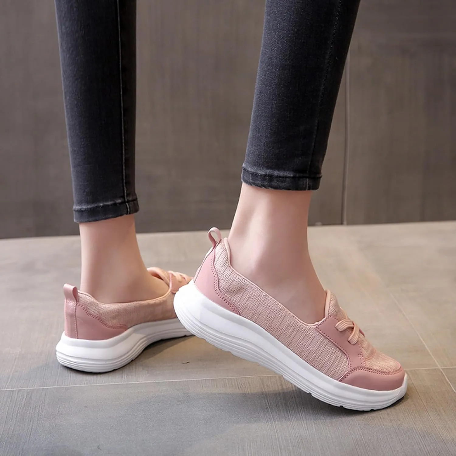 Cathalem Diabetic Shoes for Women, Orthopedic Women's Breathable Slip On Arch Support Non-Slip Shoes Slip on Sneakers Women