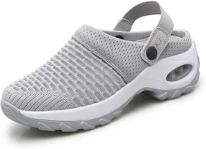 Cathalem Orthopedic Shoes for Women Air Cushion Orthopedic Slip on Shoes Air Cushion Slip-on Diabetic Walking Shoes for Women