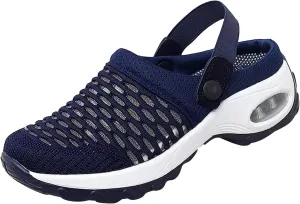 Cathalem Orthopedic Shoes for Women Air Cushion Orthopedic Slip on Shoes Air Cushion Slip-on Diabetic Walking Shoes for Women