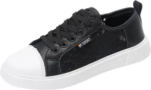 Cathalem Walking Shoes for Women Tennis Shoes Low Top Casual Shoes Women Lace Up Sneakers Comfortable Shoes for Women