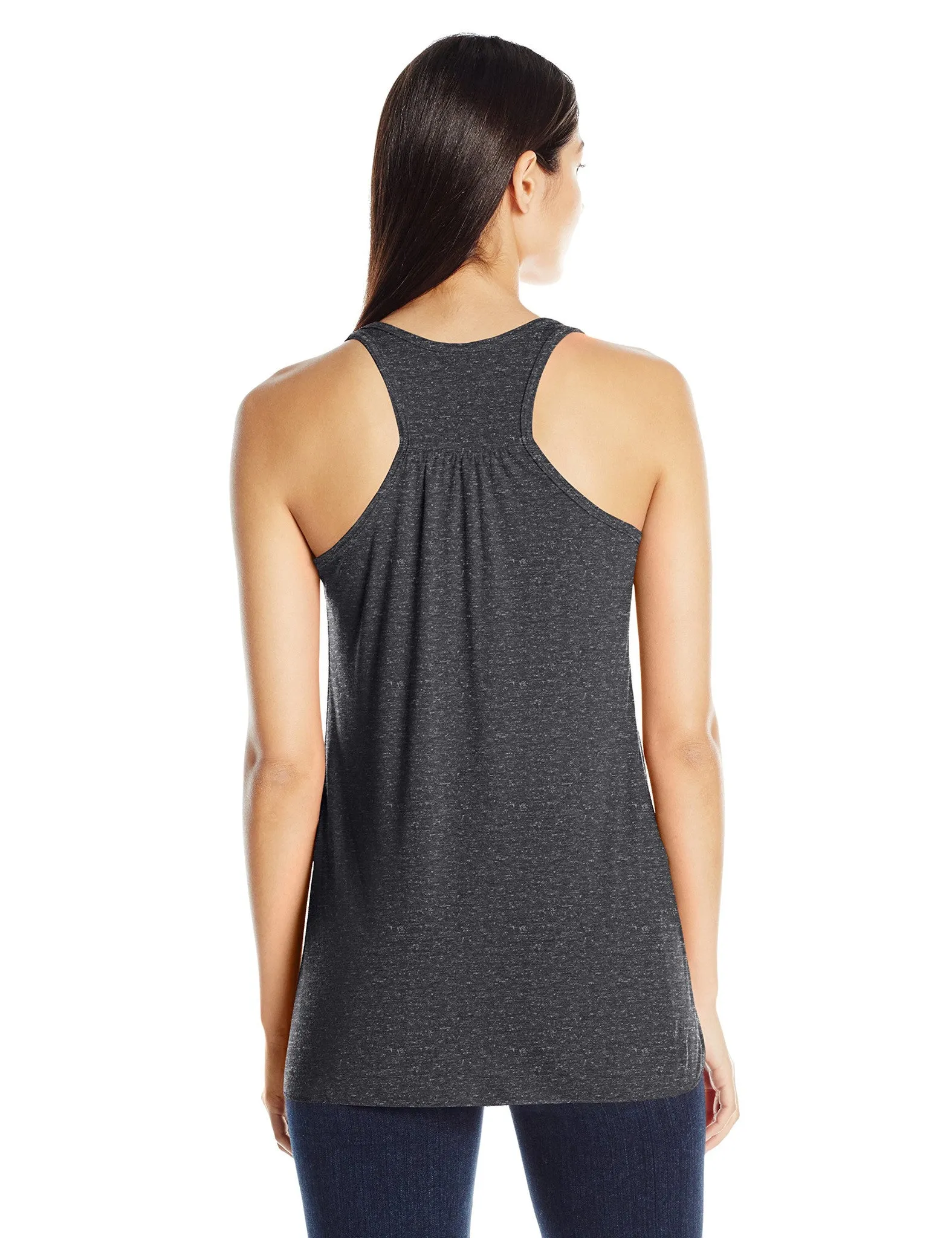 Clementine Women's Anchor Printed Flowy Racerback Tank