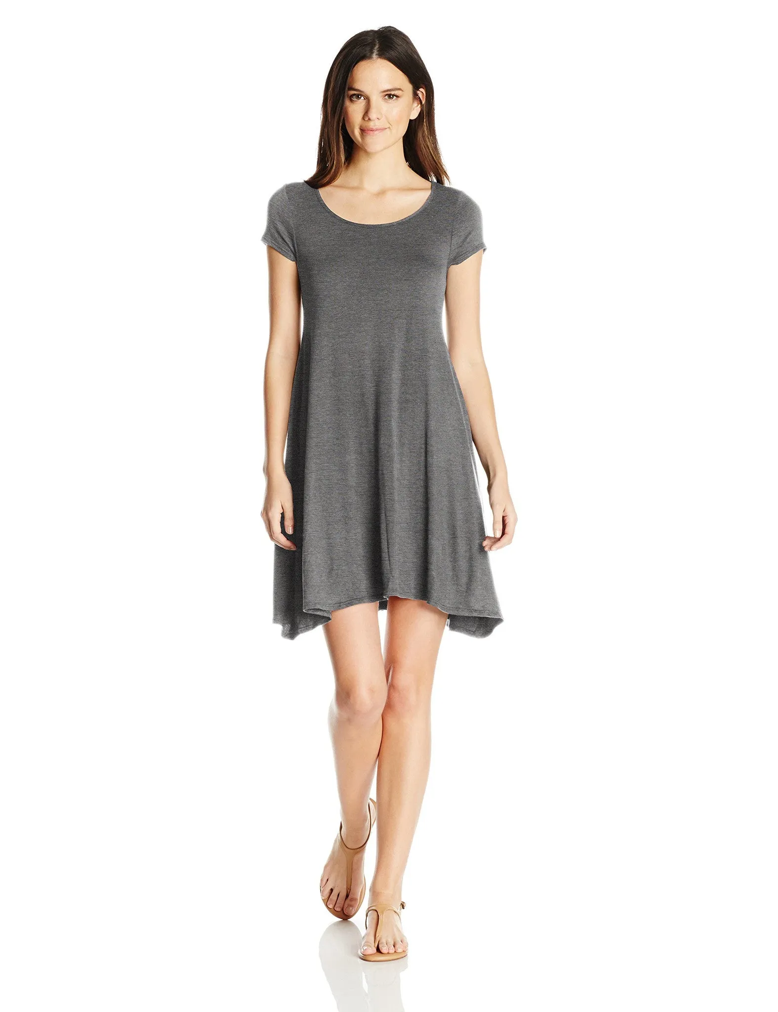 Clementine Women's Trapeze Short Sleeve Dress