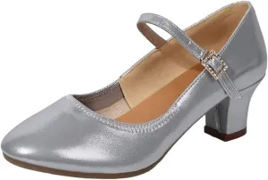 Dancing Fashion Ballroom Prom Shoes Dance Women Latin Women's sandals Women Sandals Size 6 Two Strap (7)