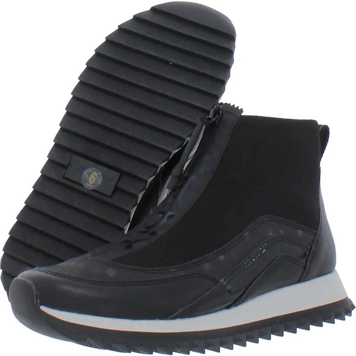 DKNY Womens Vika Logo Lifestyle Casual and Fashion Sneakers