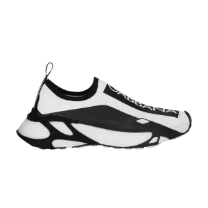 Dolce & Gabbana Stretch Mesh Fast Sneaker 'White Black', white
