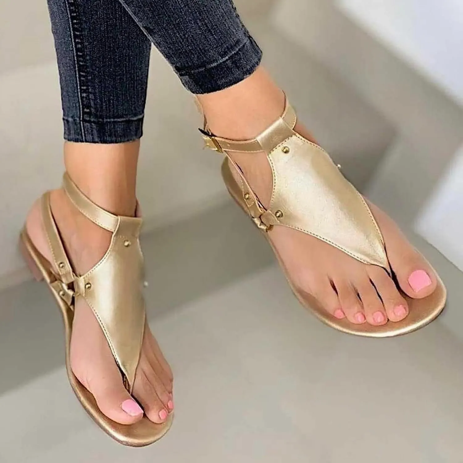 Dressy Thong Sandals for Women Comfortable Orthopedic Sandals Arch Support Slingback Flats Open Toe Shoes Fashion Summer Flip Flops Bohemia Beach Sandal Vacation Essentials