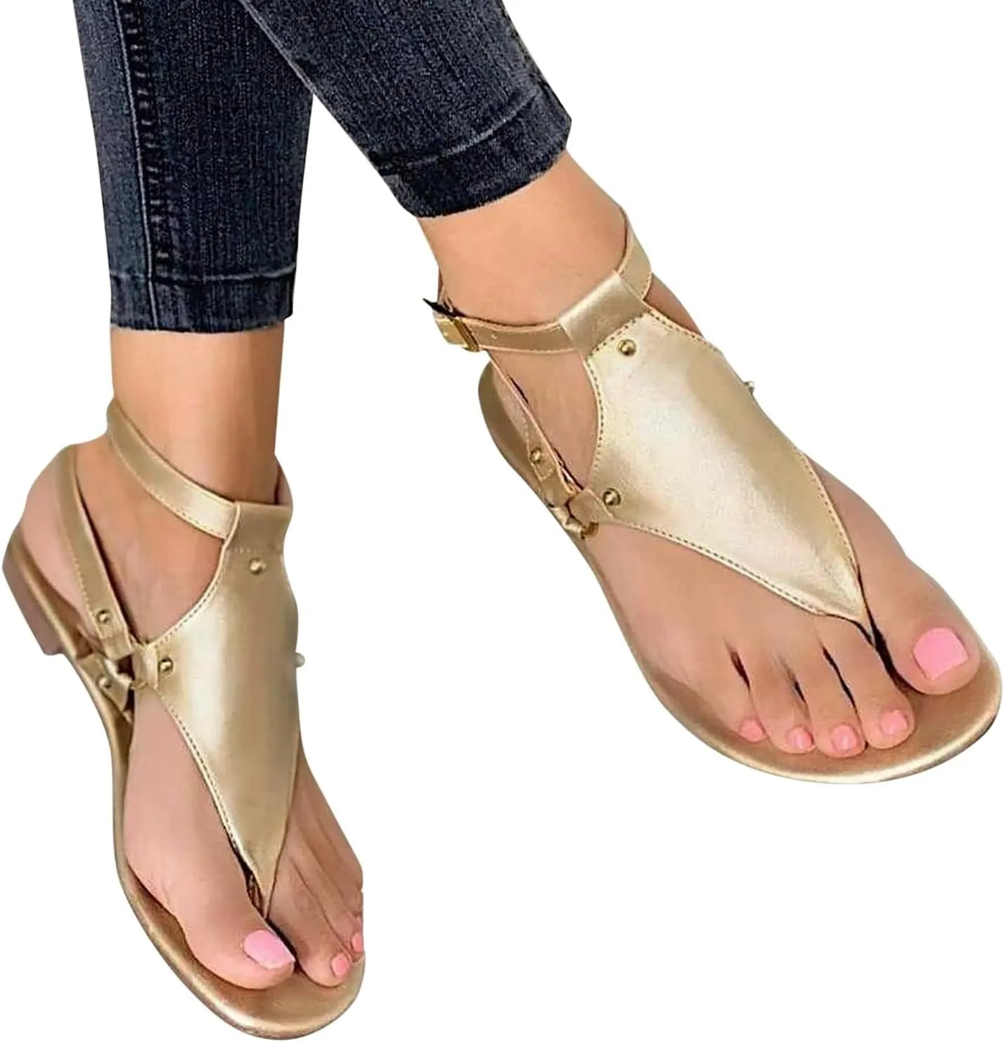 Dressy Thong Sandals for Women Comfortable Orthopedic Sandals Arch Support Slingback Flats Open Toe Shoes Fashion Summer Flip Flops Bohemia Beach Sandal Vacation Essentials