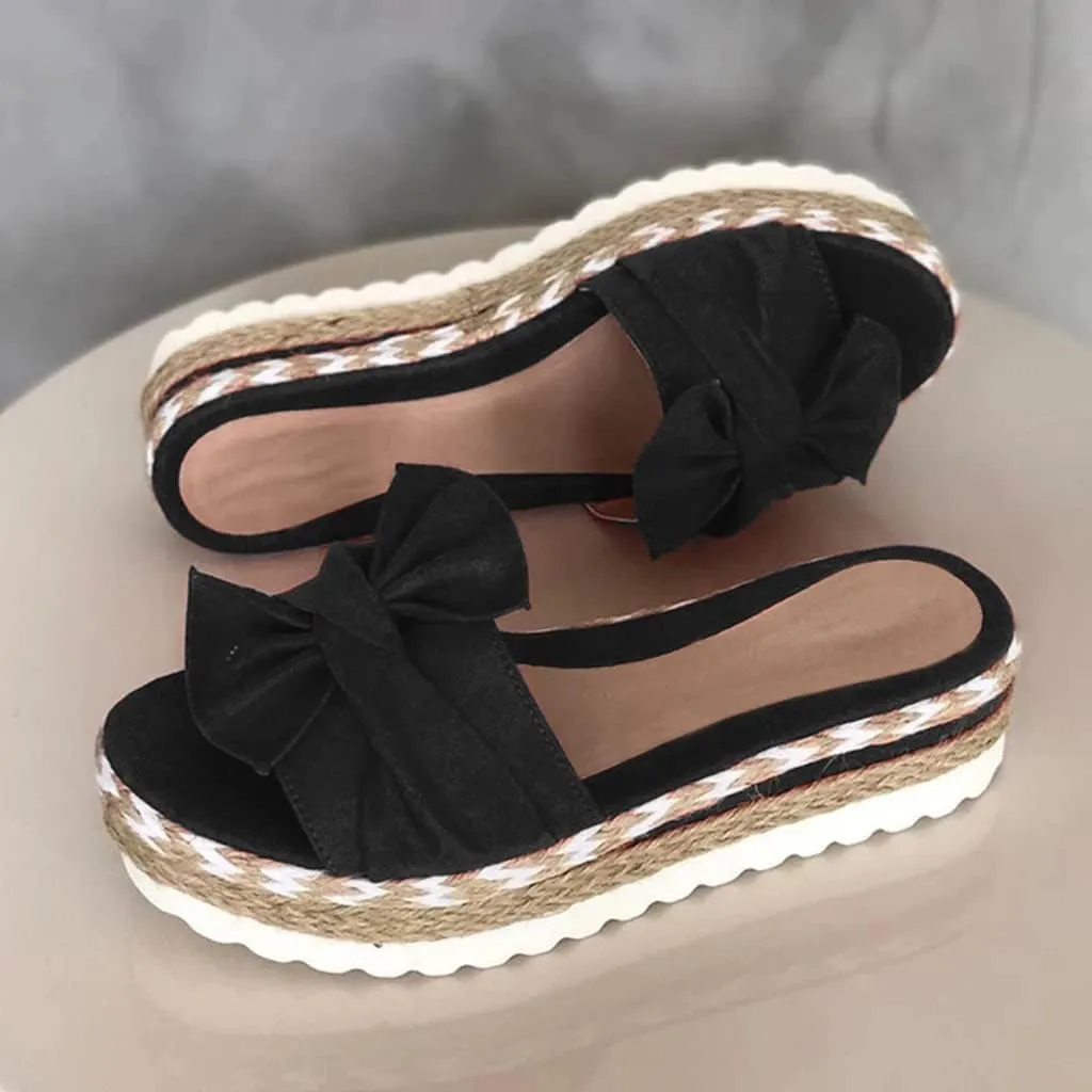 Eduavar Sandals for Women Dressy Summer, Espadrille Sandals for Women Slip-on Open Toe Sandals Casual Summer Beach Sandals