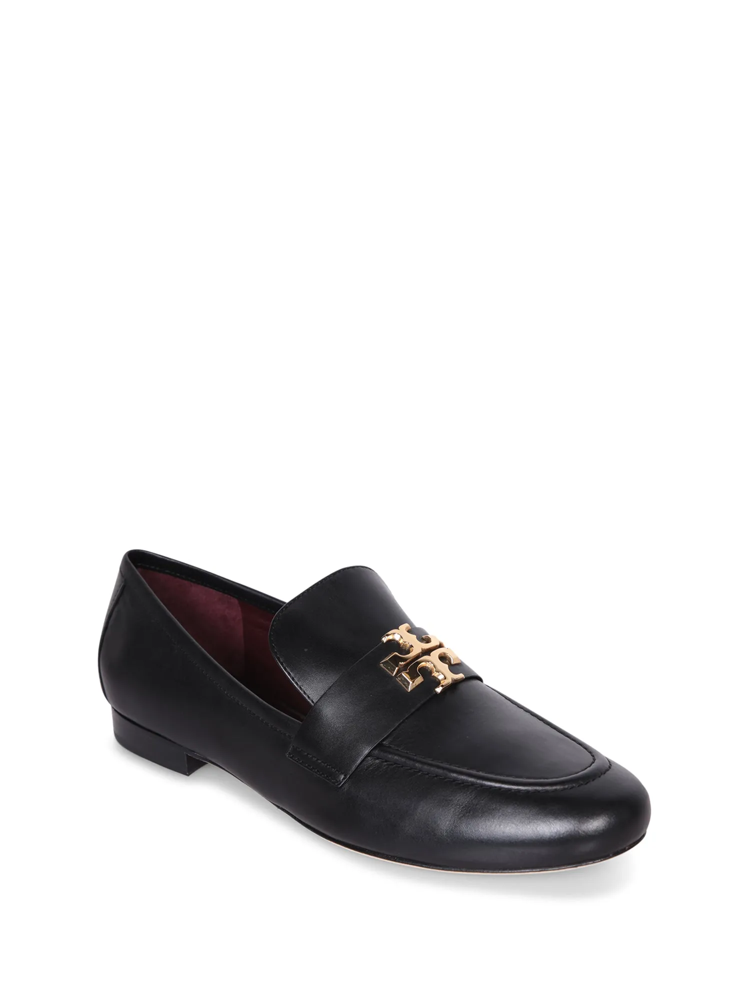 Eleanor Black Leather Loafers