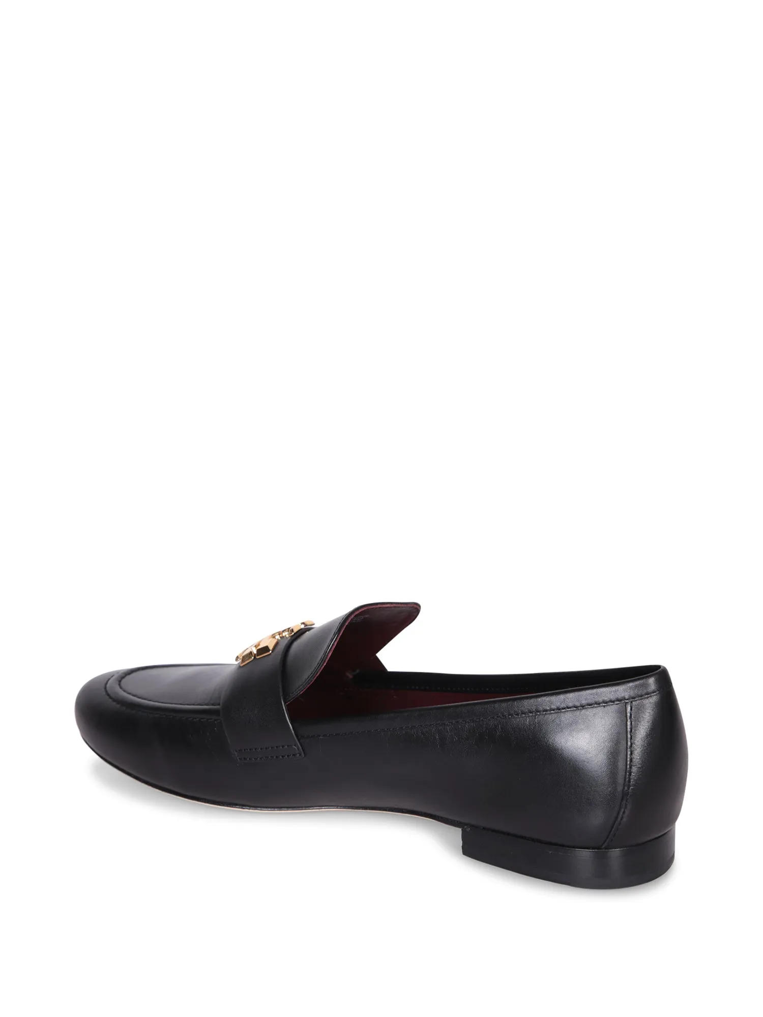 Eleanor Black Leather Loafers