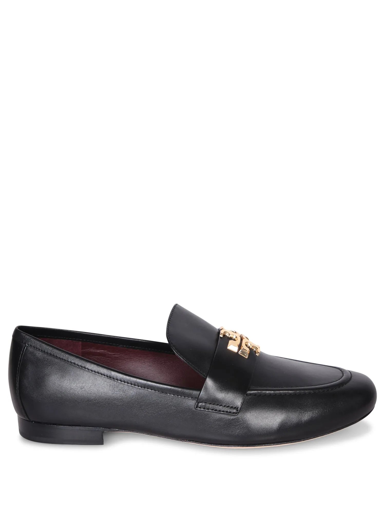 Eleanor Black Leather Loafers