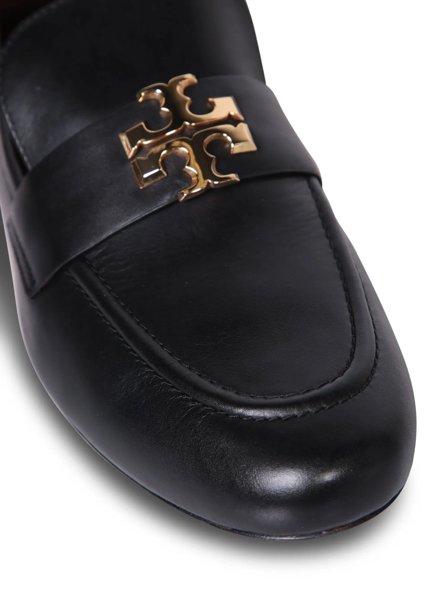 Eleanor Black Leather Loafers