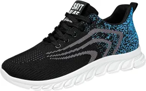 Fashion Sneakers Shoes Fashion Summer and Men Flat Mesh Breathable Comfortable Lace Up Casual