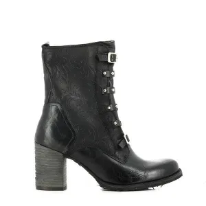 Felmini B329 Black Lace-Up Boots