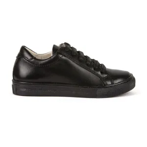 Froddo Black leather Lace up School Shoes