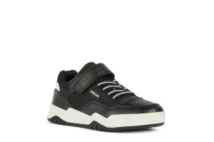 Geox Perth | Black/White Kids Sneakers