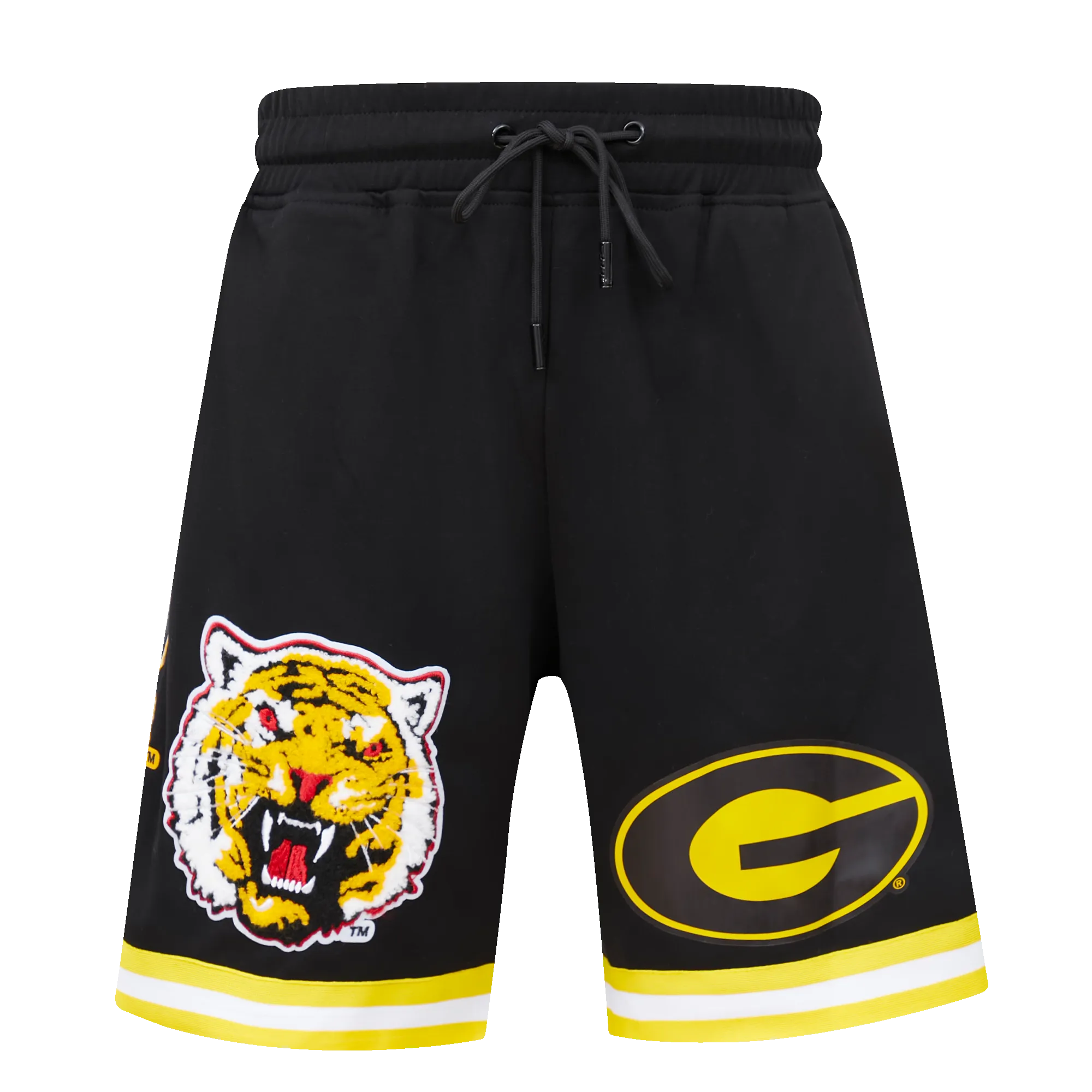 GRAMBLING STATE UNIVERSITY CLASSIC MEN'S SHORT (BLACK/YELLOW)