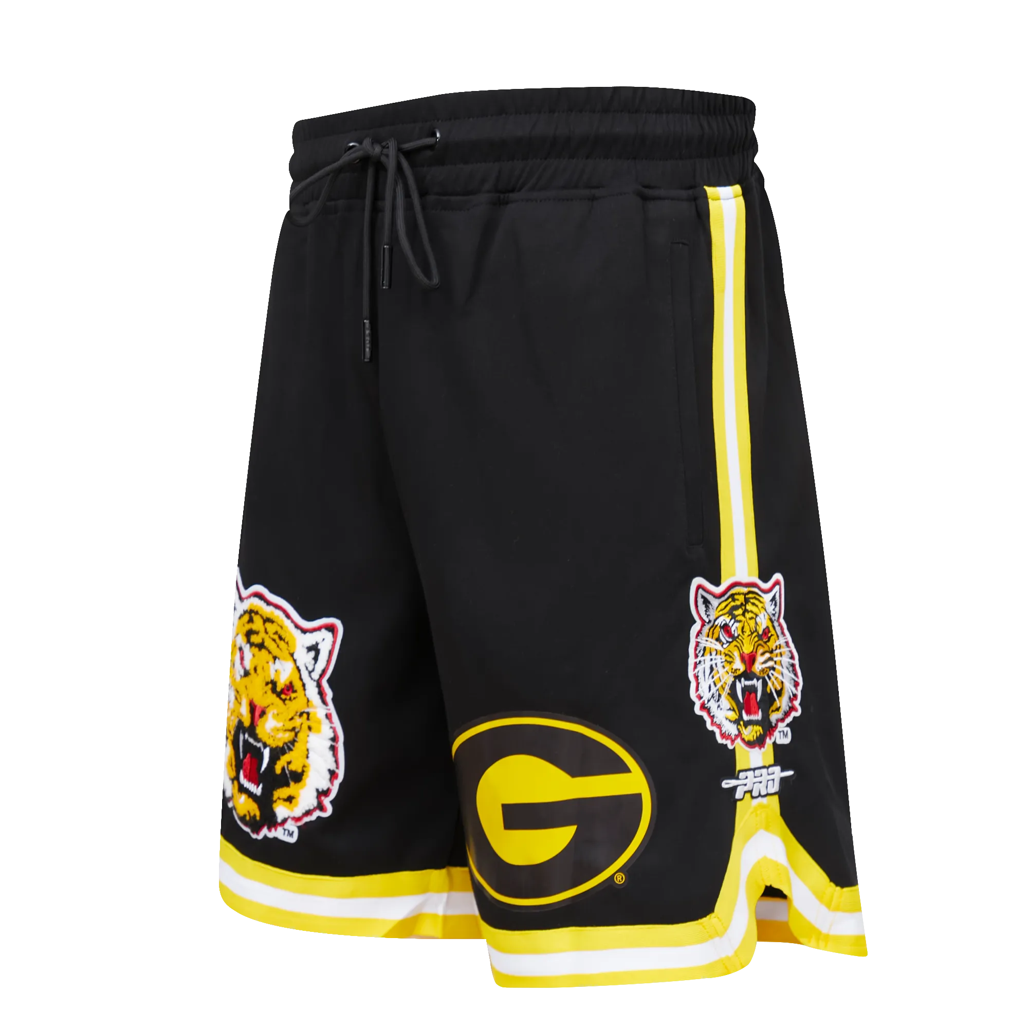 GRAMBLING STATE UNIVERSITY CLASSIC MEN'S SHORT (BLACK/YELLOW)