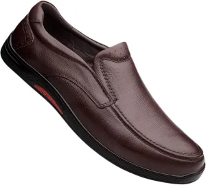 Hiking Shoes Men??s Leather Shoes Loafers Leather Causal Work Shoes Comfortable Walking Shoes