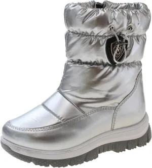 Insulated Snow Boots for Kids Water??roof Winter Comfortable Mid Calf Thicken Warm Outdoor Hiking Girl Boots Size 5