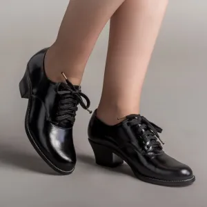 Jane Women's Vintage Oxfords (Black)