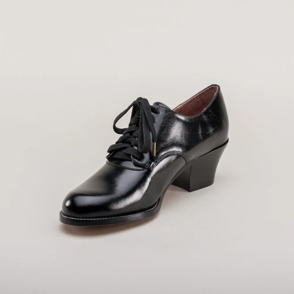 Jane Women's Vintage Oxfords (Black)
