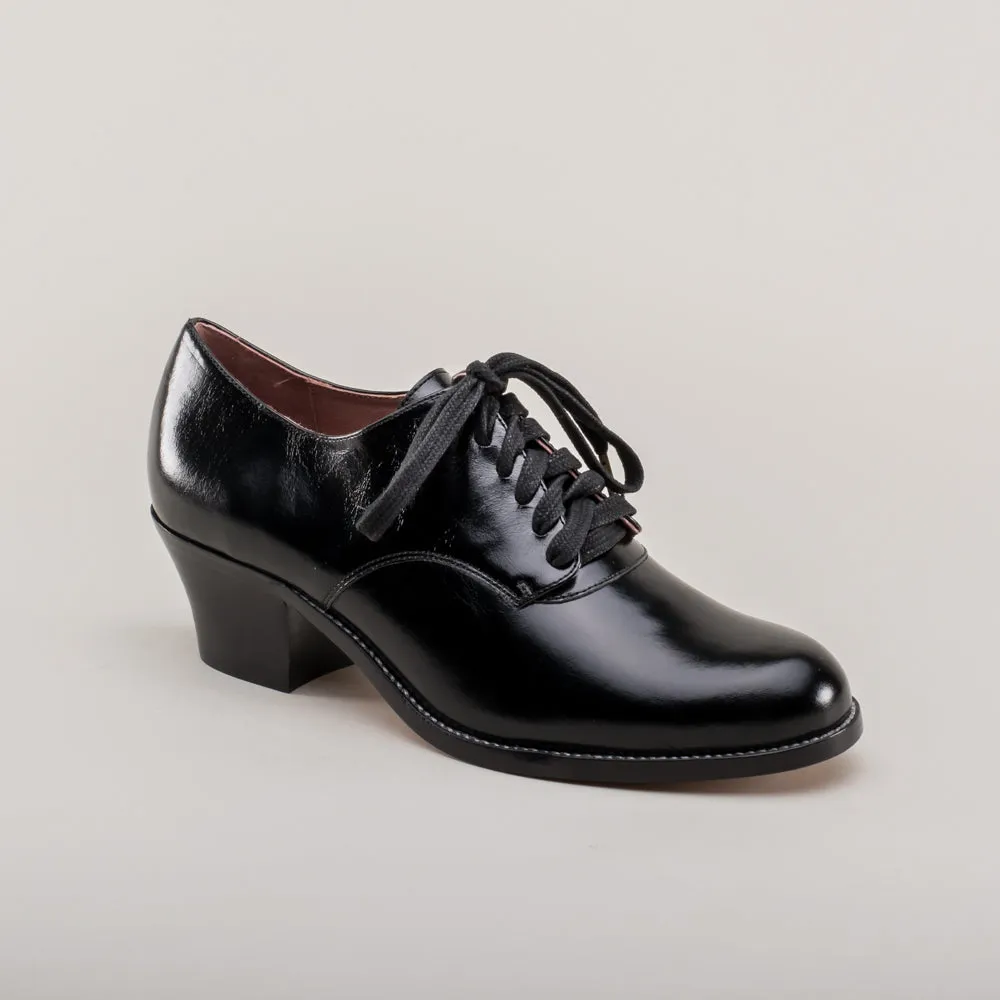Jane Women's Vintage Oxfords (Black)