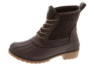 KAMIK SIENNA MID DARK BROWN Insulated Waterproof Lace Up Pac Winter Ankle Boots
