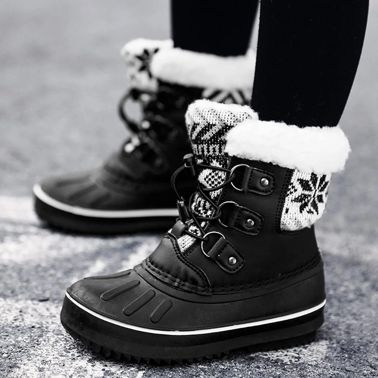 Kids Shoes Snow Boots Girls Boys OutdoorBoots Warm Boots with Cotton Snow Boots 18m Girl Boots