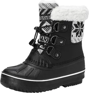 Kids Shoes Snow Boots Girls Boys OutdoorBoots Warm Boots with Cotton Snow Boots 18m Girl Boots