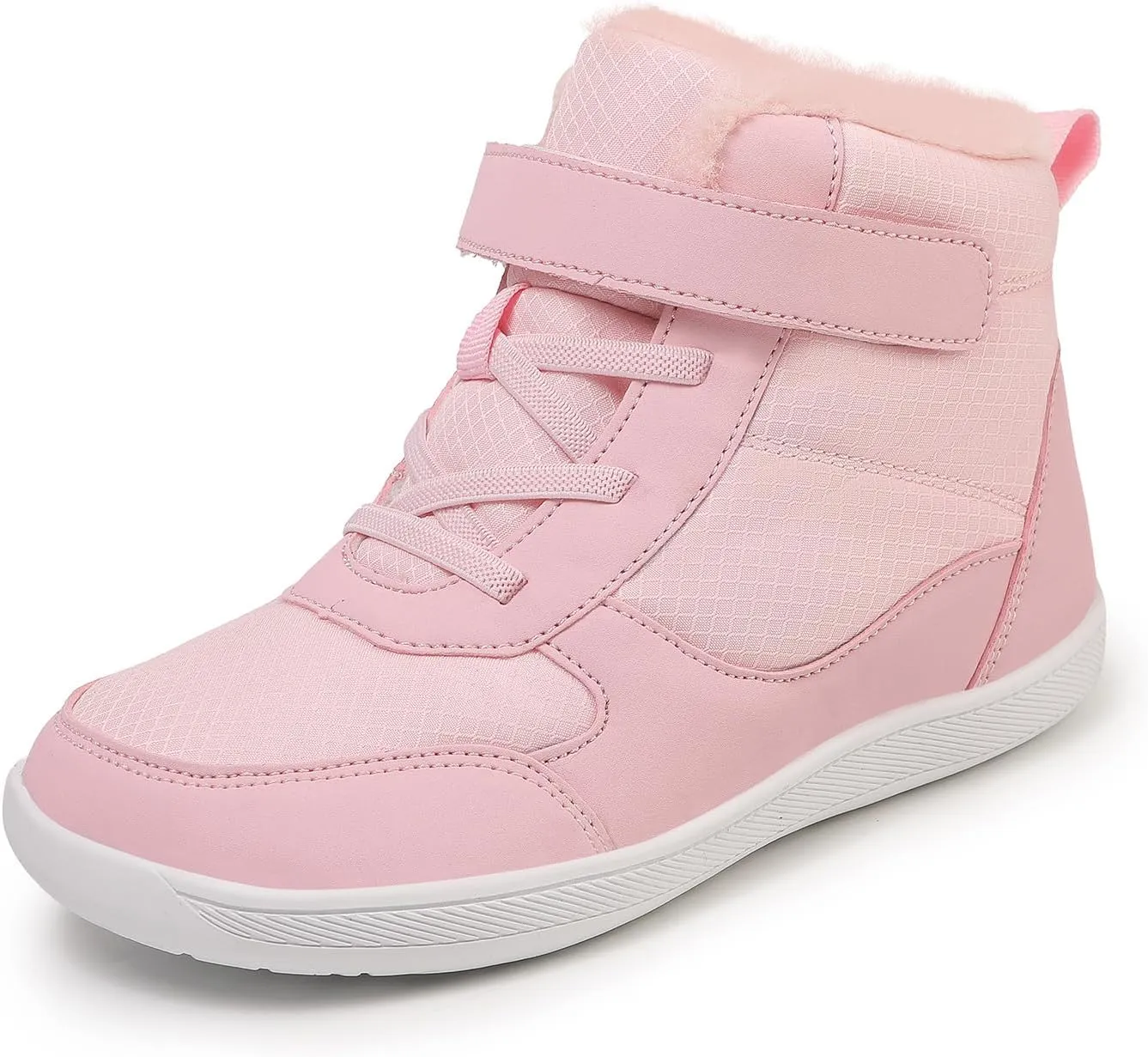 Kids Winter Barefoot Snow Boots: Comfort Warmth - Wide Toe Box Hiking Boots for Toddler/Boys/Girls
