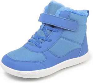 Kids Winter Barefoot Snow Boots: Comfort Warmth - Wide Toe Box Hiking Boots for Toddler/Boys/Girls