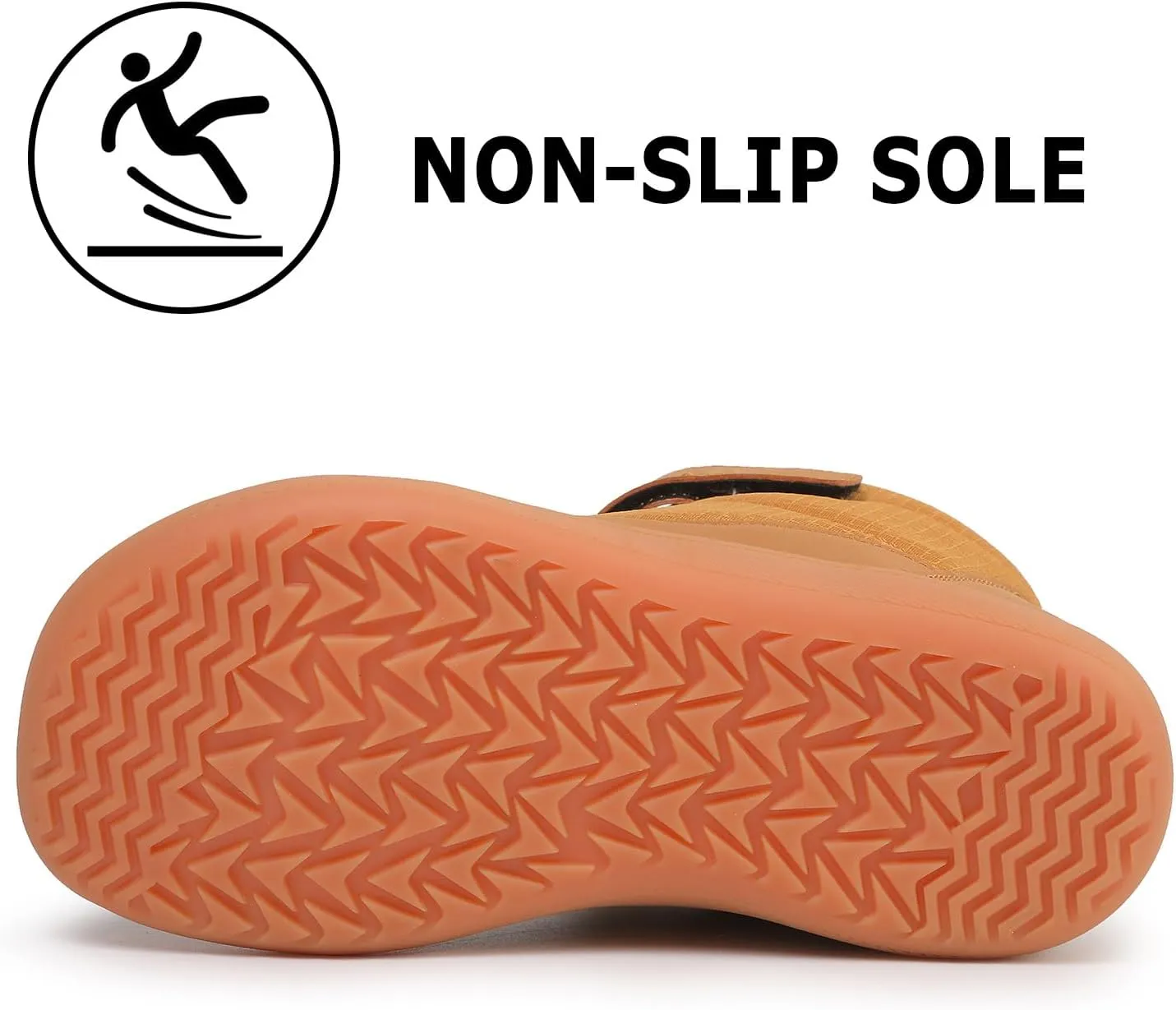 Kids Winter Barefoot Snow Boots: Comfort Warmth - Wide Toe Box Hiking Boots for Toddler/Boys/Girls