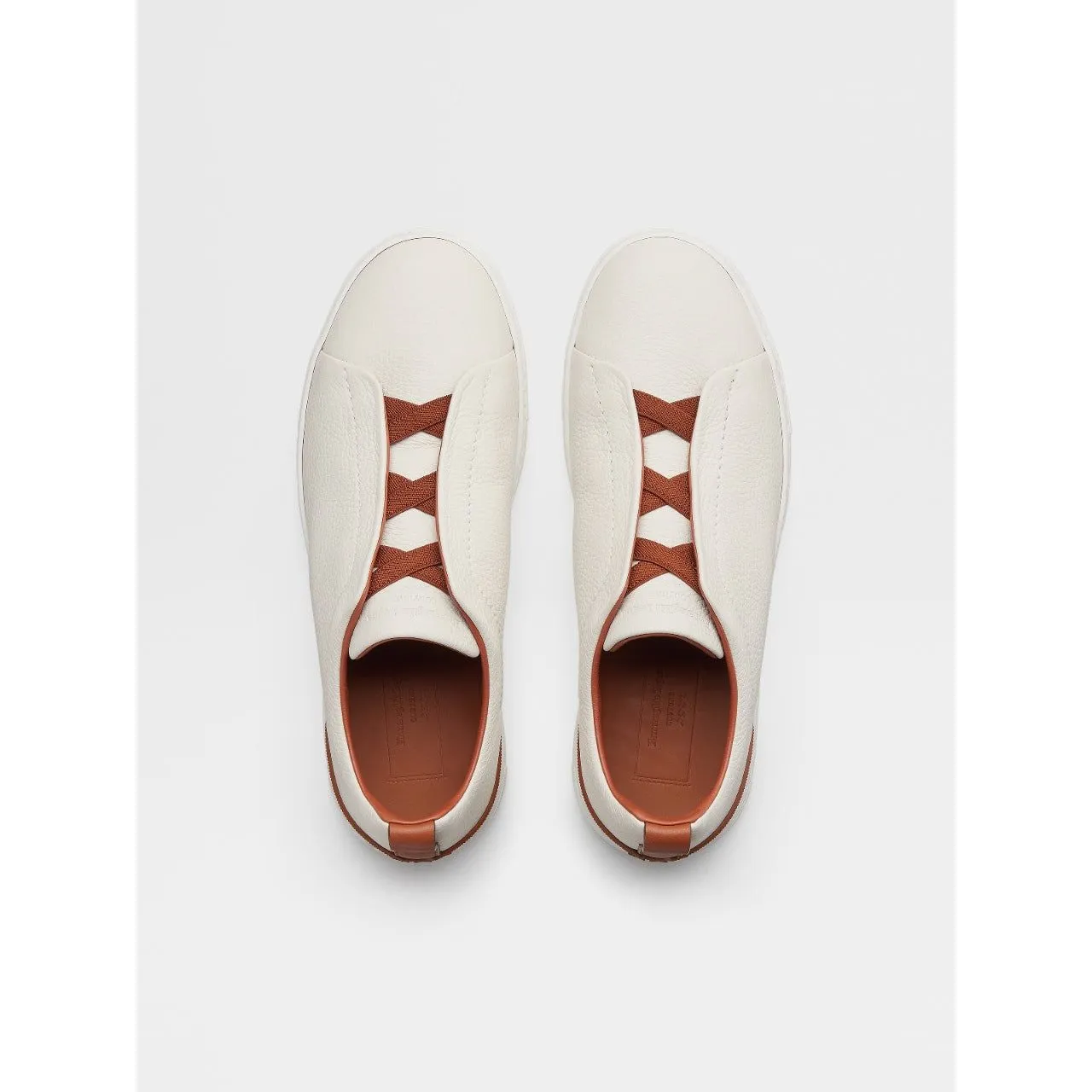 Light Beige Deerskin Triple Stitch™ Sneakers