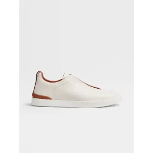 Light Beige Deerskin Triple Stitch™ Sneakers