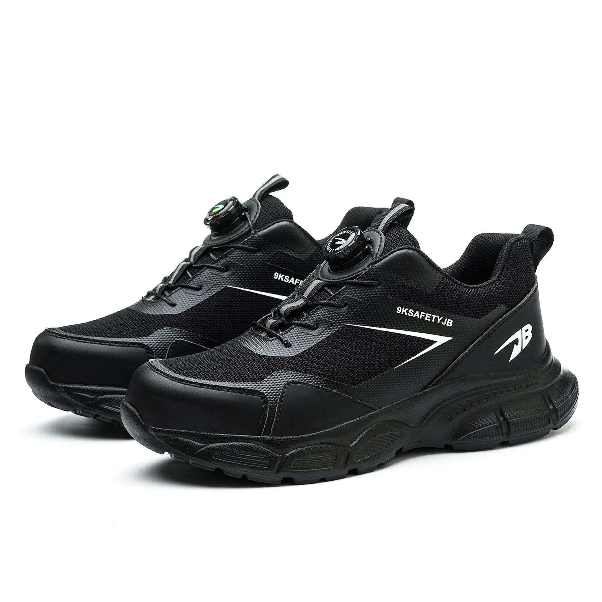 Men's AirFlow Steel Toe Sneakers - Fast-tie Dial Lacing | B325